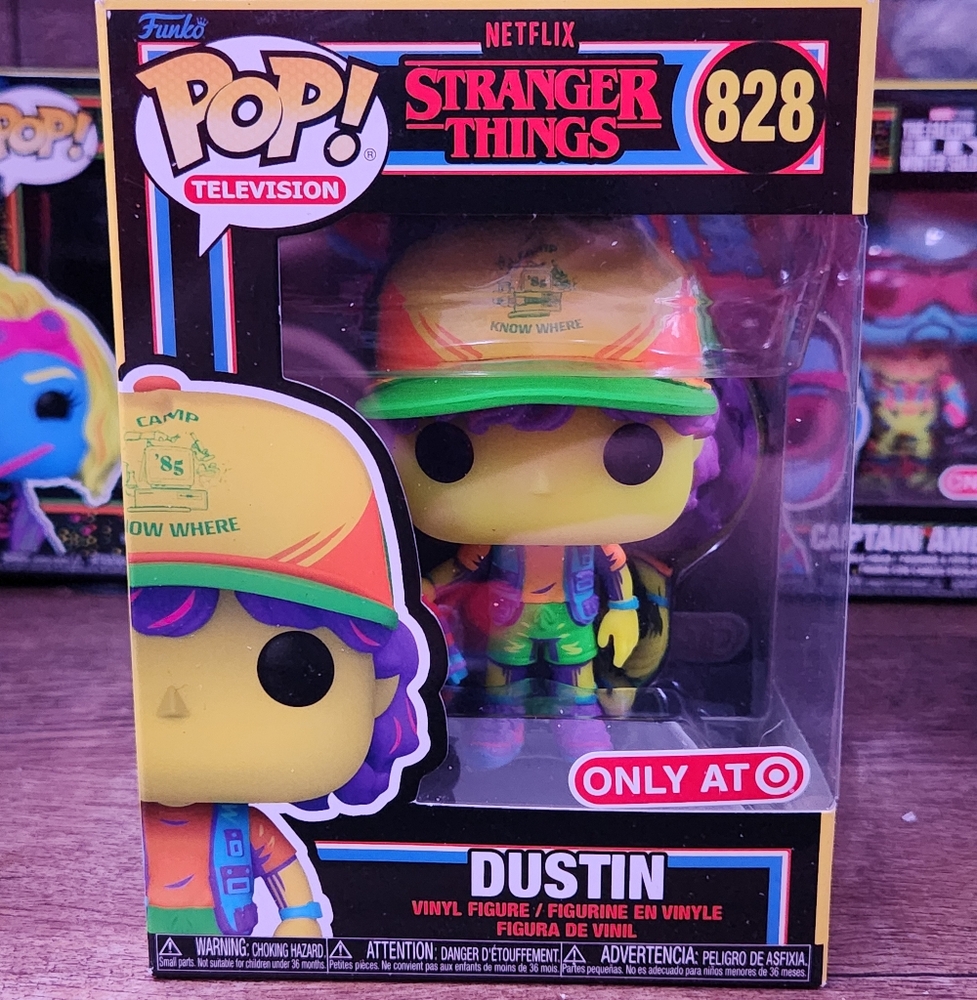 Funko Pop! Television Netflix Stranger Things Blacklight Dustin Target Exclusive